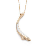 SHARK PENDANT IN YELLOW GOLD
