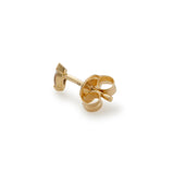 CONNECTION MINI EAR STUD IN YELLOW GOLD WITH MARQUISE DIAMOND