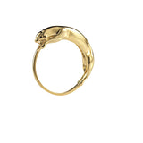 PANTHER RING IN YELLOW GOLD