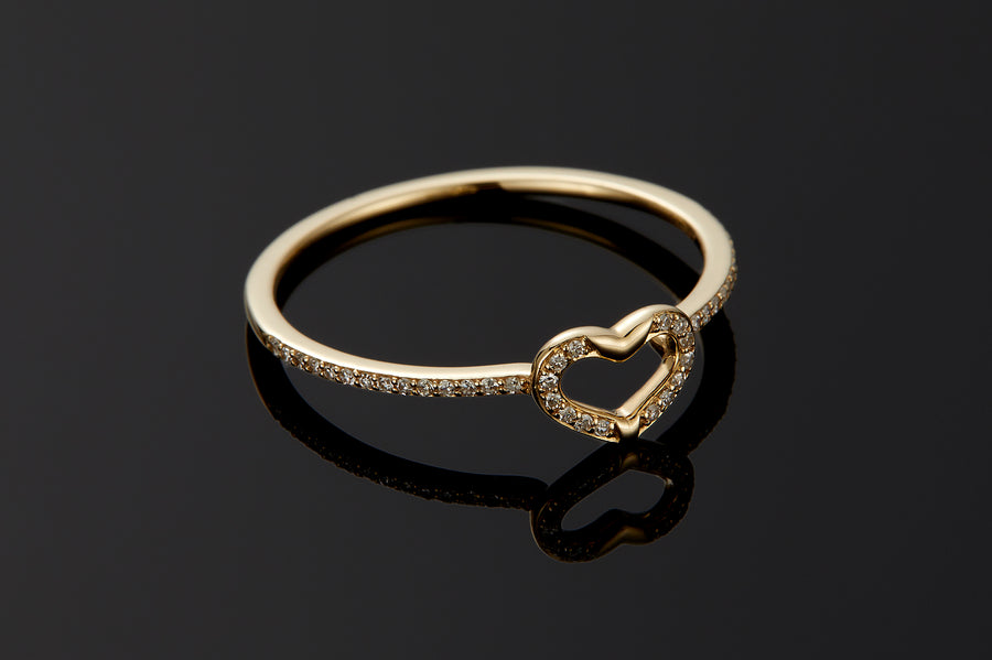 Connection Mini Heart Ring