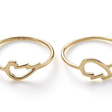 DELICATE FRIENDSHIP RING IN YELLOW GOLD