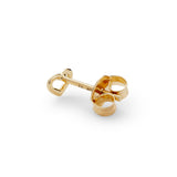 DELICATE MINI HEART STUD IN YELLOW GOLD