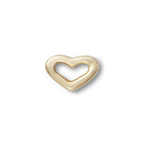 DELICATE MINI HEART STUD IN YELLOW GOLD